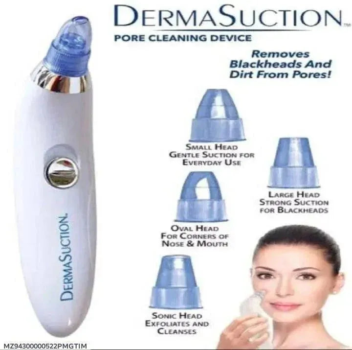 Derma Suction Facial Cleanser - Pore Vacuum & Blackhead Remover