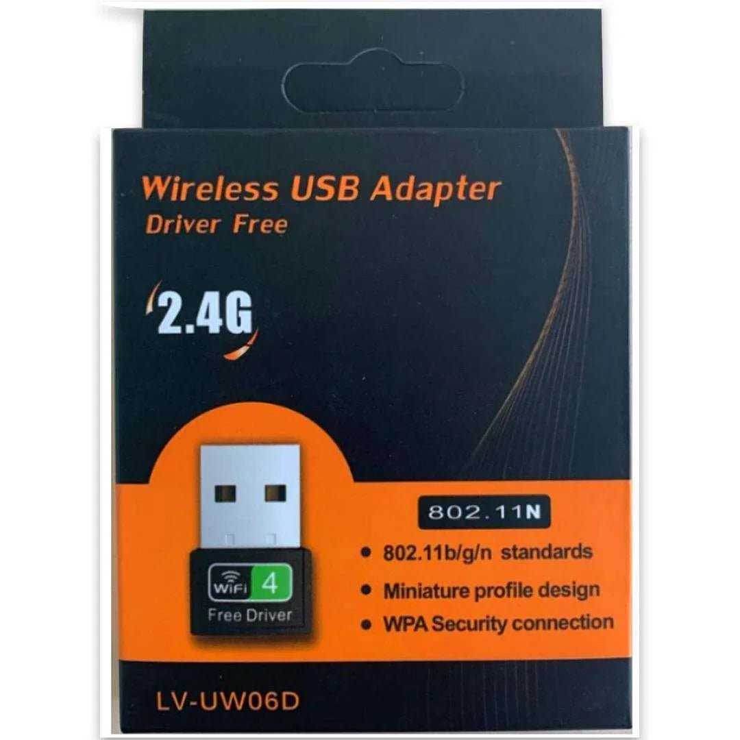  150Mbps Wireless USB Adapter for PC - WiFi Dongle