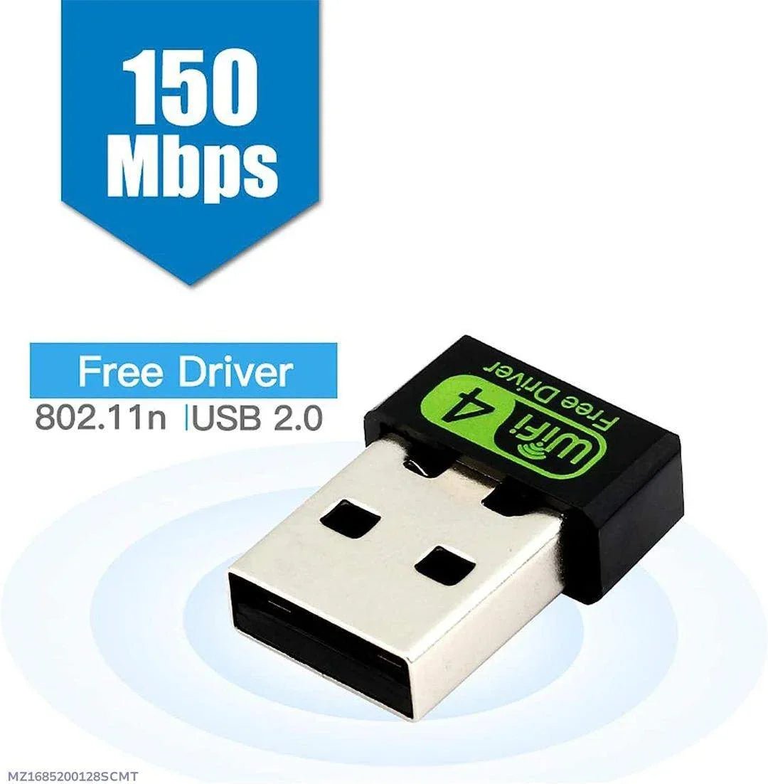  150Mbps Wireless USB Adapter for PC - WiFi Dongle