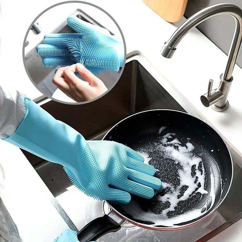  2-Pack Dish Washing Gloves for Effortless Cleaning