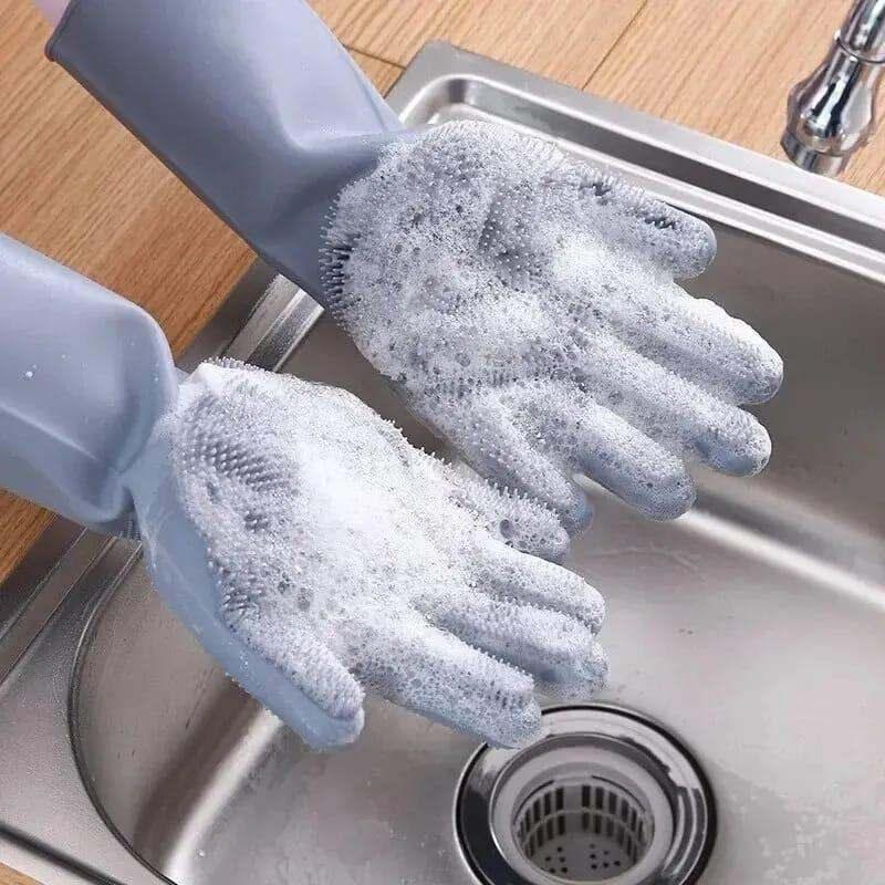  2-Pack Dish Washing Gloves for Effortless Cleaning