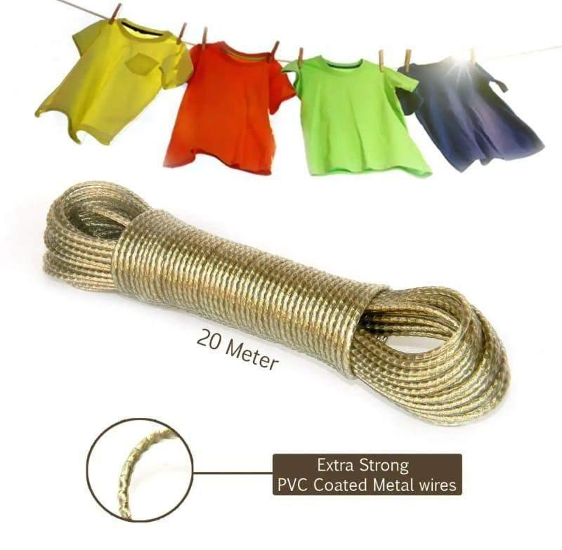  2 Pcs 20M washing rope with Thick Laundry Rope