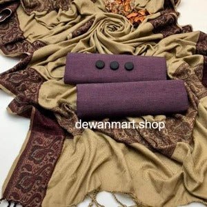  2025 Khaddar Suit - Embroidered Winter Collection Sale