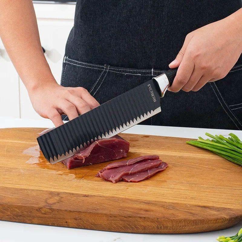  6 Pcs Wave Pattern Sharp Chef's Knife Set