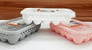  Egg Storage Container - 24-Capacity Fridge Organizer with Lid