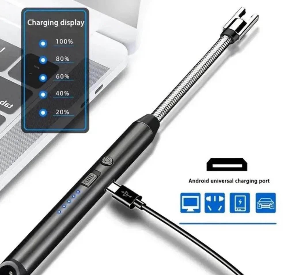  Portable Rechargeable Electric Lighter - USB-C Arc Lighter