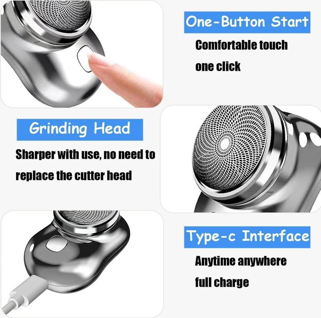  Rechargeable Mini Hair Shaver – Smooth, Smart, and Skin-Friendly