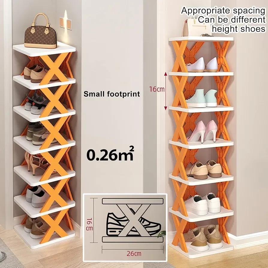  Space-Saving 3,4,5,7,9-Tier Shoe Rack for Organized Entryways & Closets