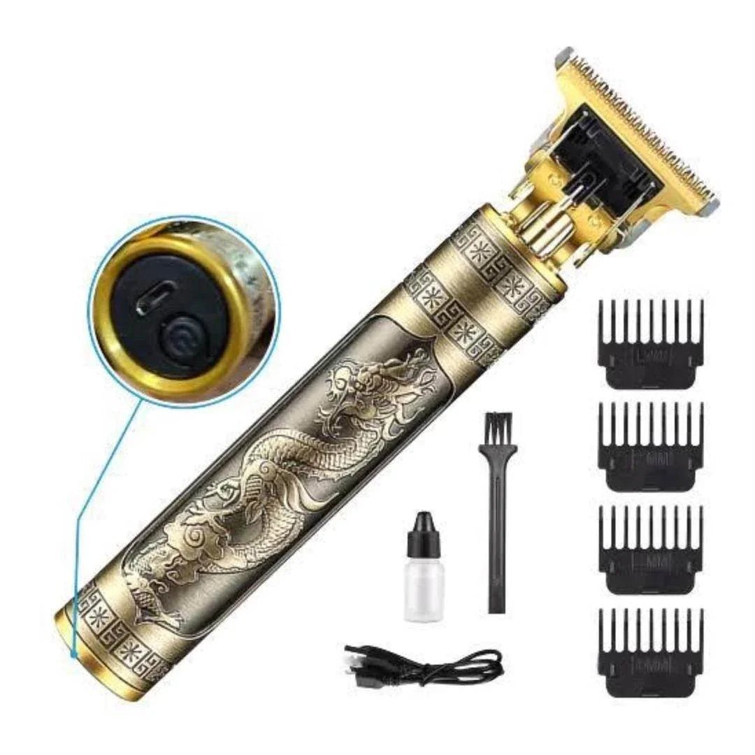  Vintage T9 Hair Trimmer Electric USB Charging Beard Trimmer