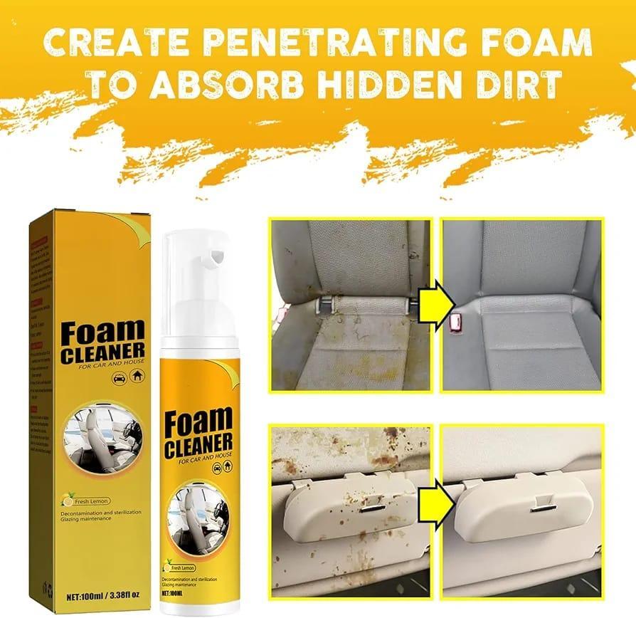 Car Interior Cleaning Foam - Foam Cleaner for Dirt & Grime - Dewan Mart