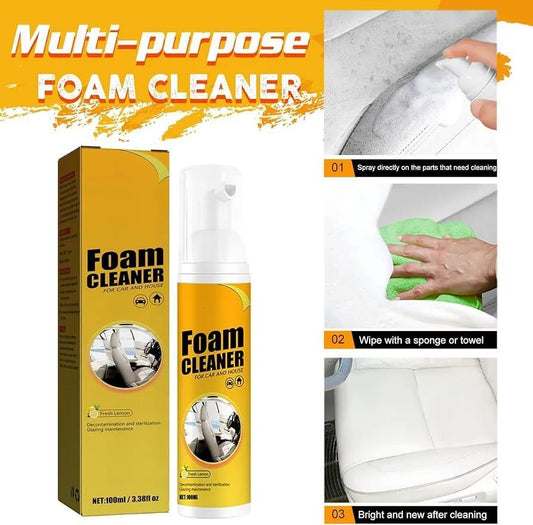 Car Interior Cleaning Foam - Foam Cleaner for Dirt & Grime - Dewan Mart